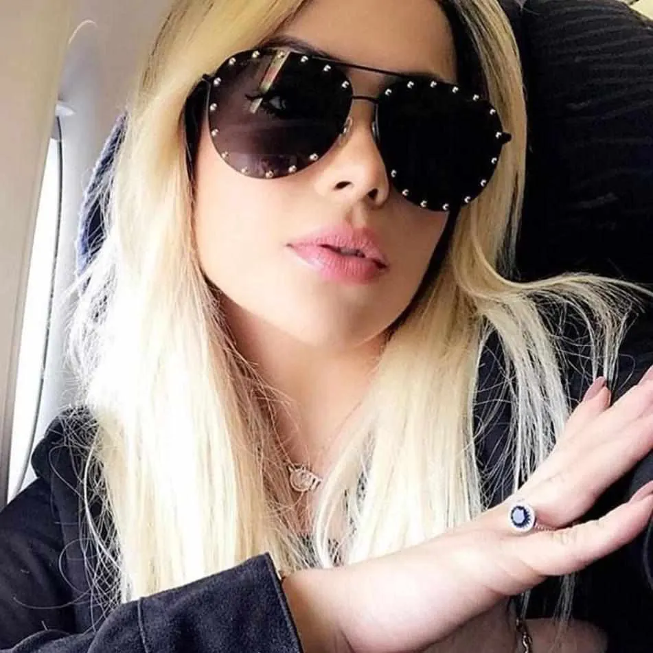 2Pcs Women's Luxury Designer Sunglasses UV400