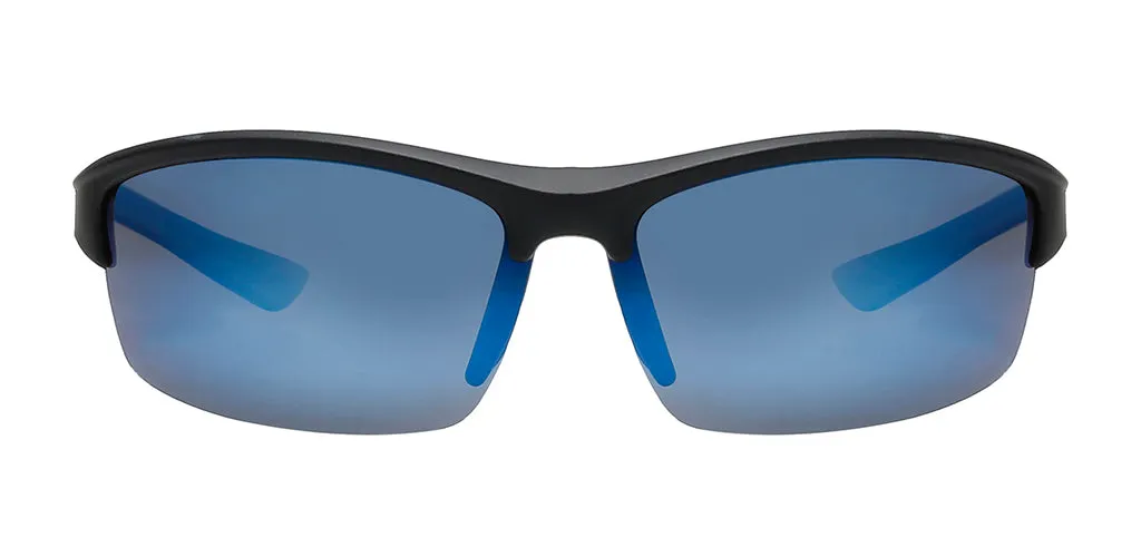 Academy Blue Mirror Polarized Sunglasses