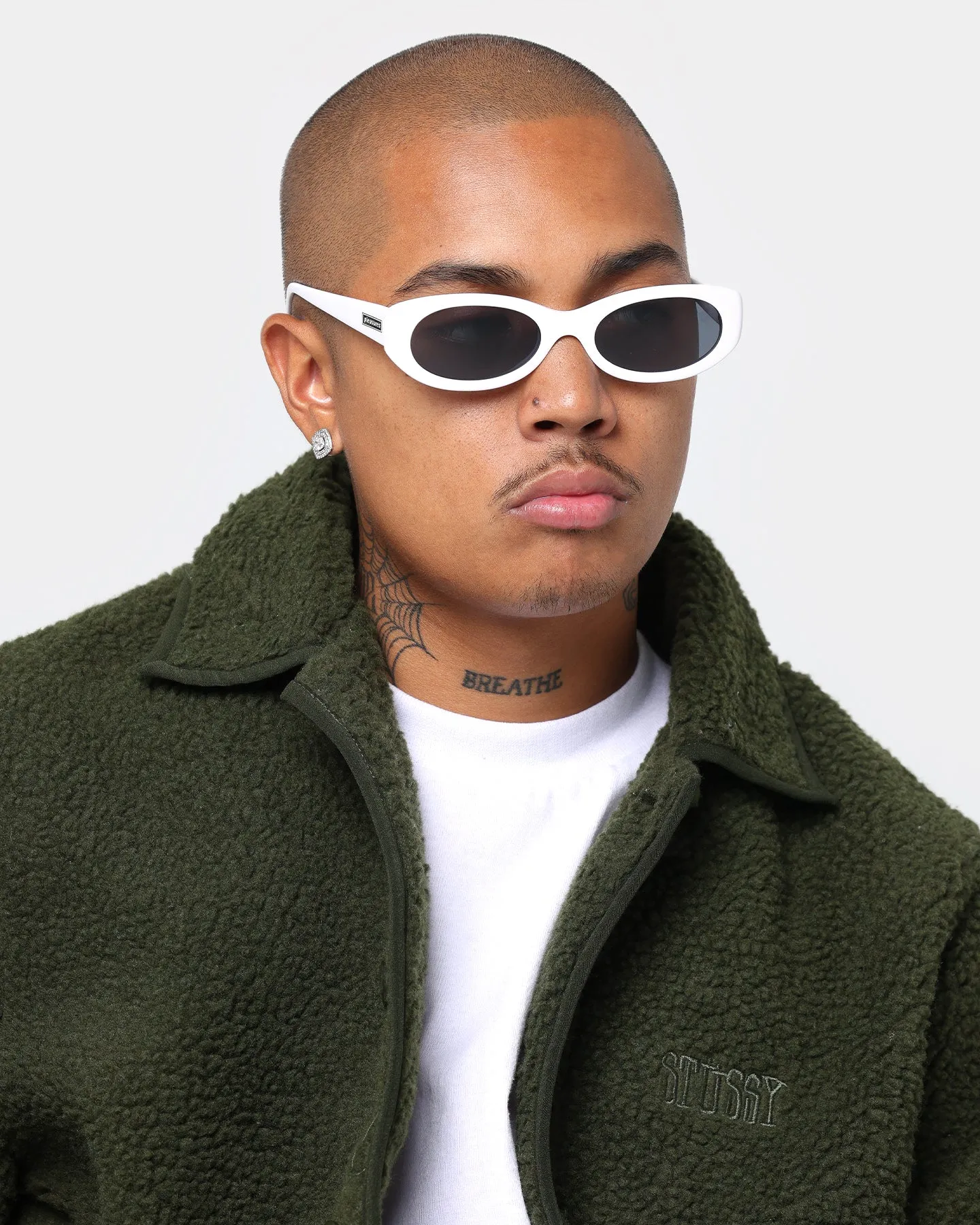 Akila Unisex Pleasures x Akila Lithium Sunglasses White/Black