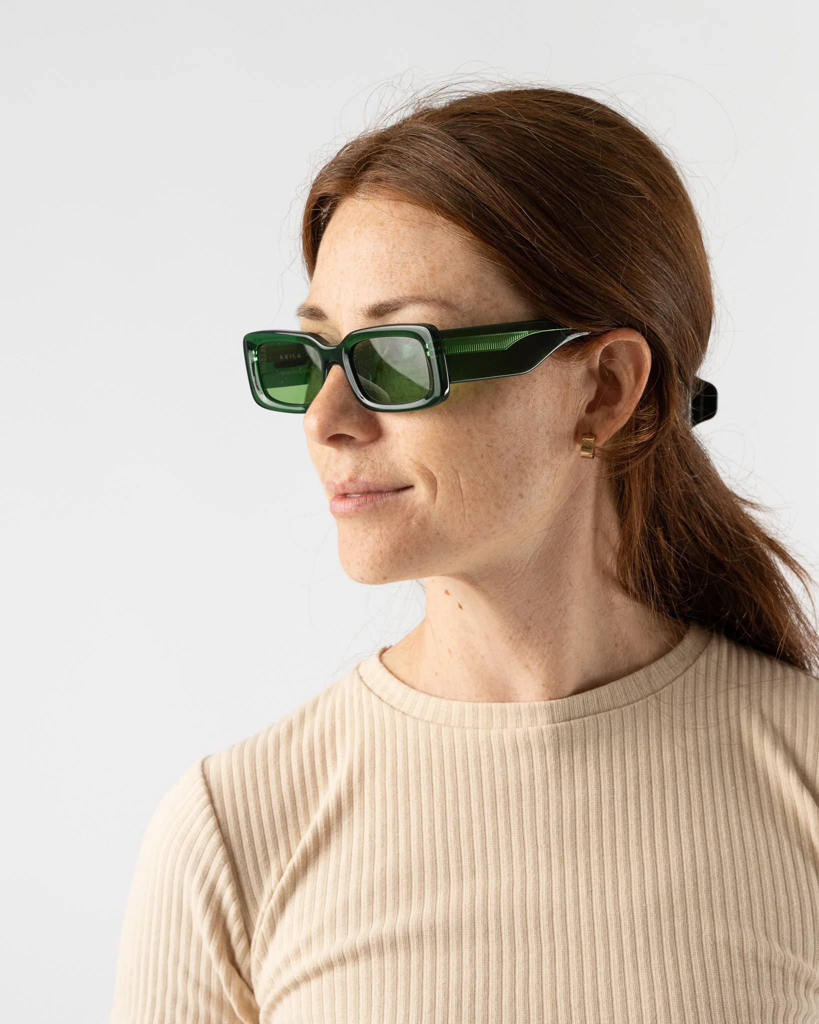 AKILA VERVE Sunglasses in Crystal Green