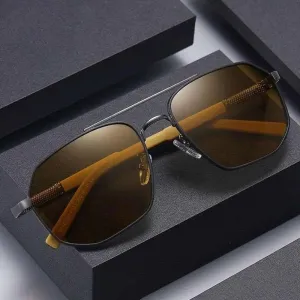 Aviator Double Bridge Polarized Sunglasses