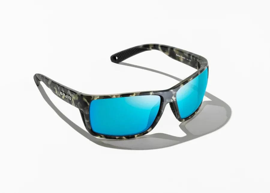 Bajio Bales Beach Polarized Sunglasses in Gray Camo Matte