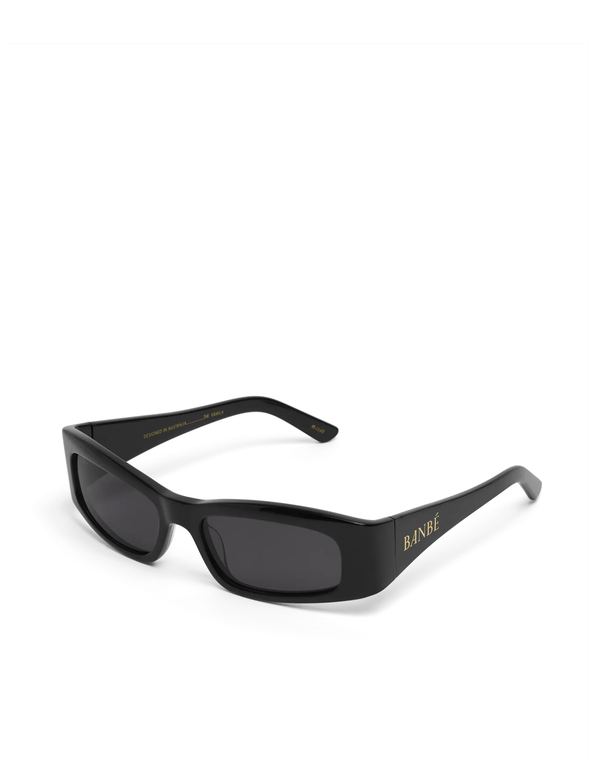 BANBE EYEWEAR Womens The Camila Polarised Sunglasses - Black/ Jet
