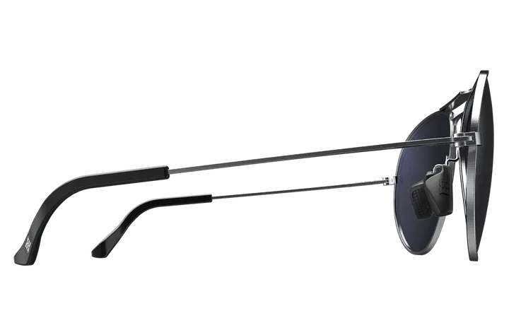 BEX Wesley Silver/Gray Sunglasses - W4SB