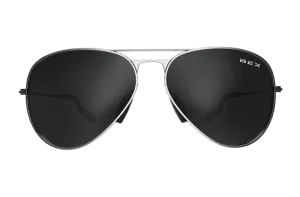 BEX Wesley Silver/Gray Sunglasses - W4SB