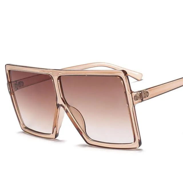 Big Frame Gradient Shades Oversized Sunglasses