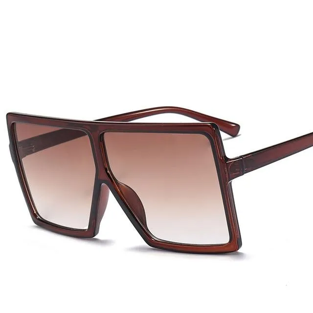 Big Frame Gradient Shades Oversized Sunglasses