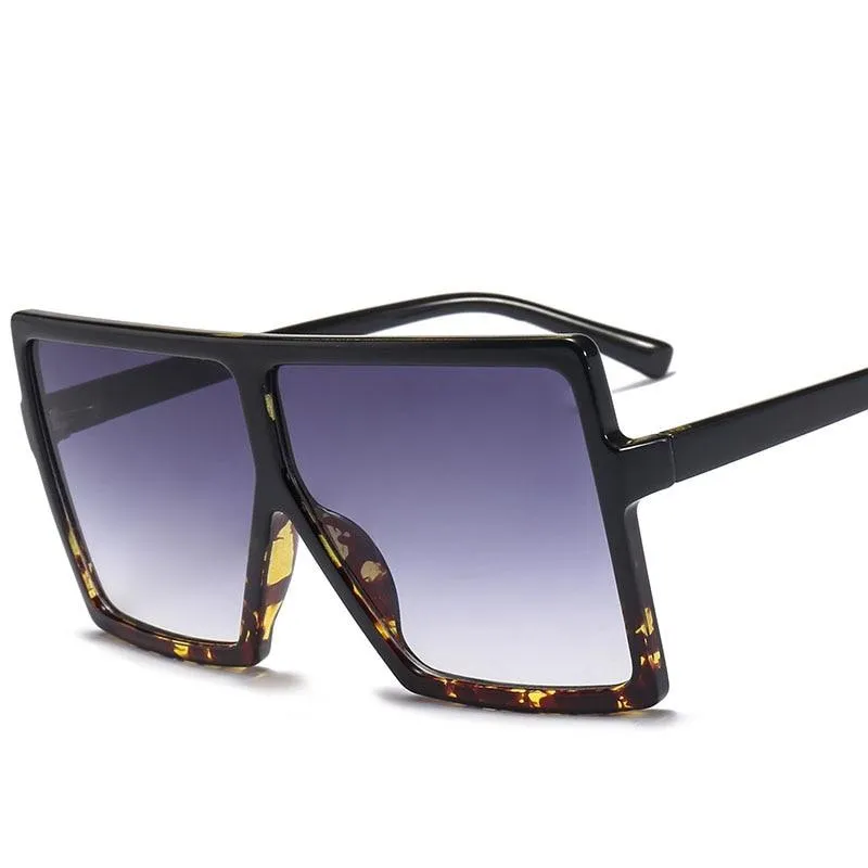 Big Frame Gradient Shades Oversized Sunglasses