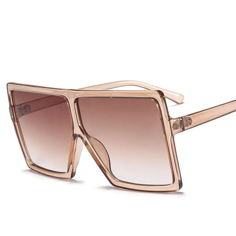 Big Frame Gradient Shades Oversized Sunglasses