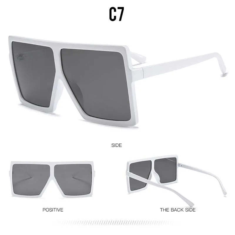 Big Frame Gradient Shades Oversized Sunglasses