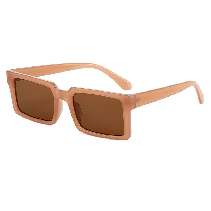 CCspace Women's Full Rim Square Resin Frame Sunglasses 49546