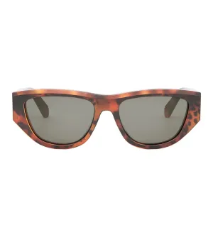 Celine Women's Grey Cat-Eye Sunglasses