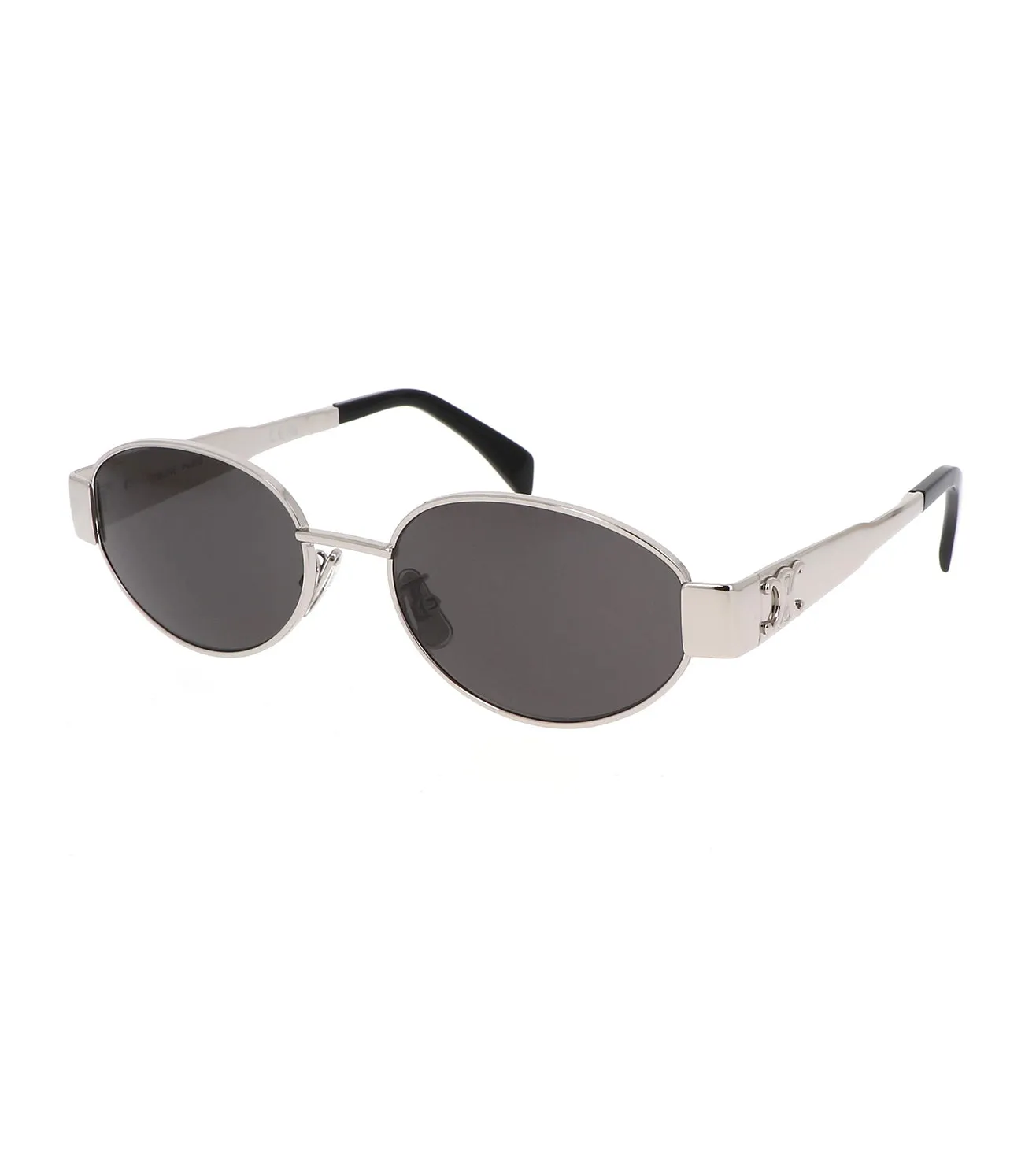 Celine Women's Grey Oval Sunglasses