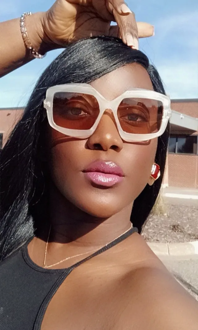 Chic Oversized Sunglasses for Women Men Big Flat Top Fashion-Kali