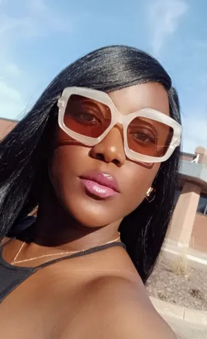 Chic Oversized Sunglasses for Women Men Big Flat Top Fashion-Kali