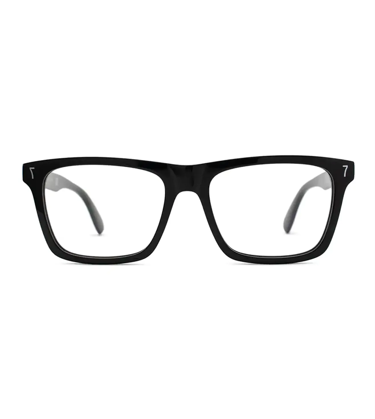 CR7 Unisex Black Square Optical Frame