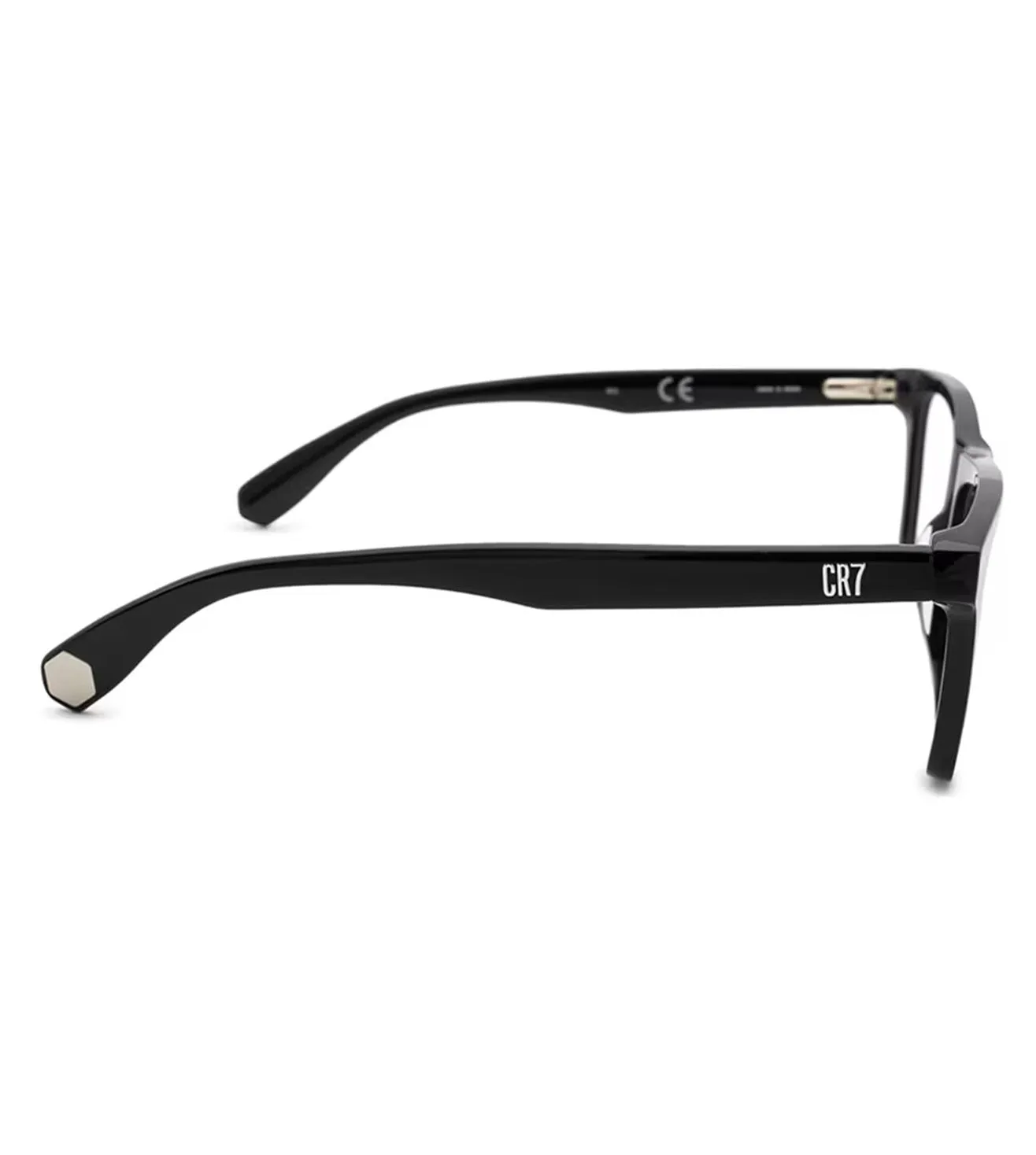 CR7 Unisex Black Square Optical Frame