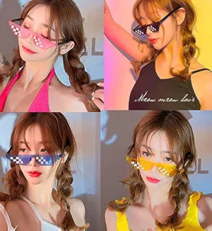Design Funny Mosaic Sunglasses Thug Life Sun Glasses