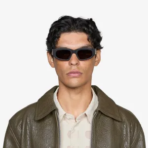 Eclipse Matte Black | Green Solid Lens
