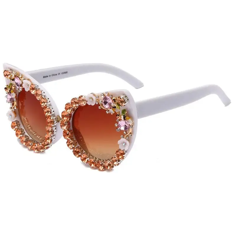 Flower Cat Eye Sunglasses