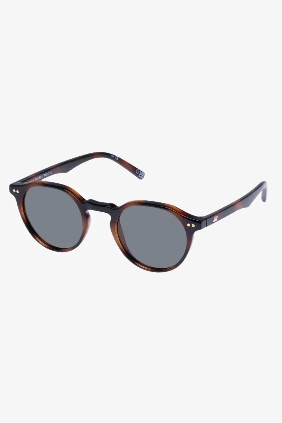 Galavant Tort Round Green Mono Lens Sunglasses