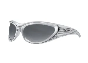 Gentle Monster X Mugler Spiral Sunglasses Chrome Silver/Gray