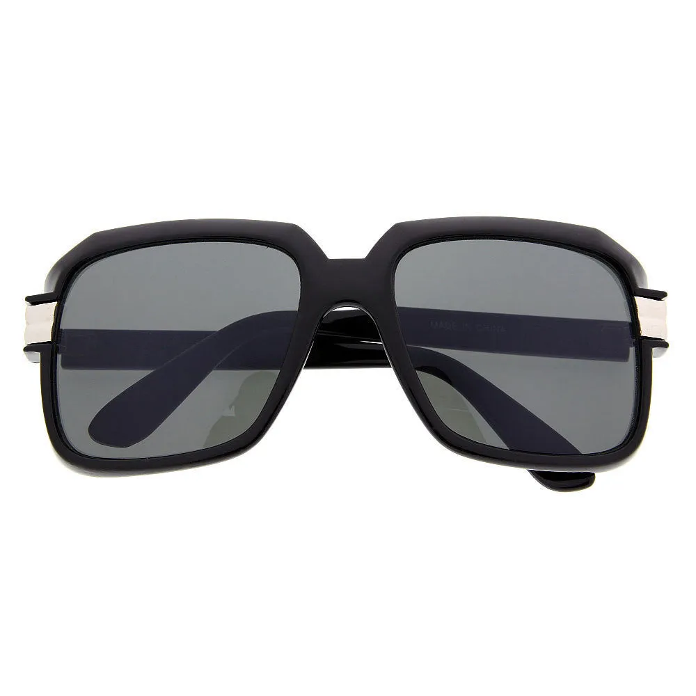 ginderPUNCH Pop Color Oversized Gazelle Nerdy Clear Lens Eye Glasses