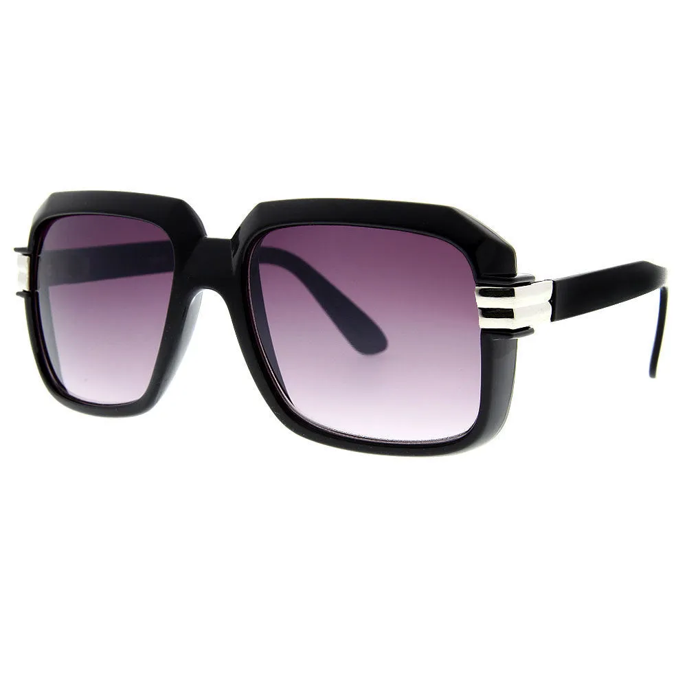 ginderPUNCH Pop Color Oversized Gazelle Nerdy Clear Lens Eye Glasses