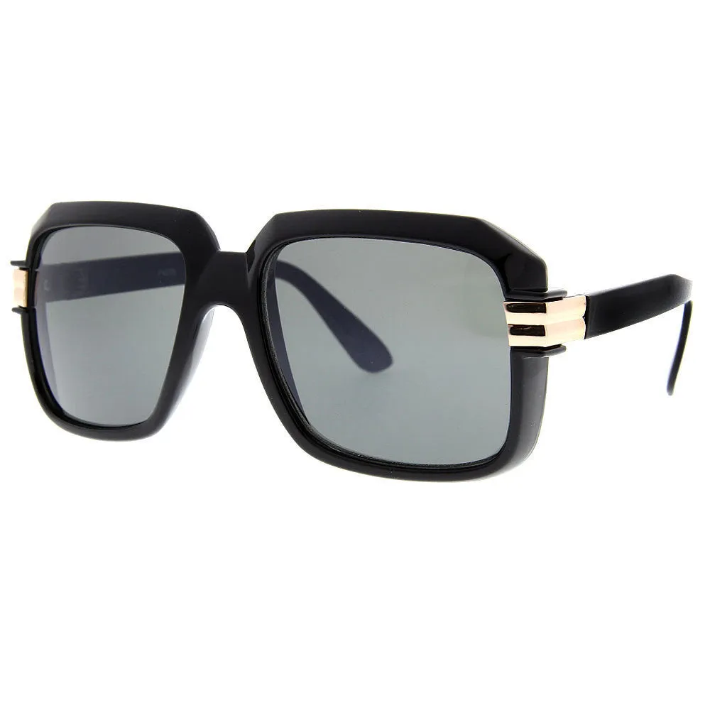 ginderPUNCH Pop Color Oversized Gazelle Nerdy Clear Lens Eye Glasses