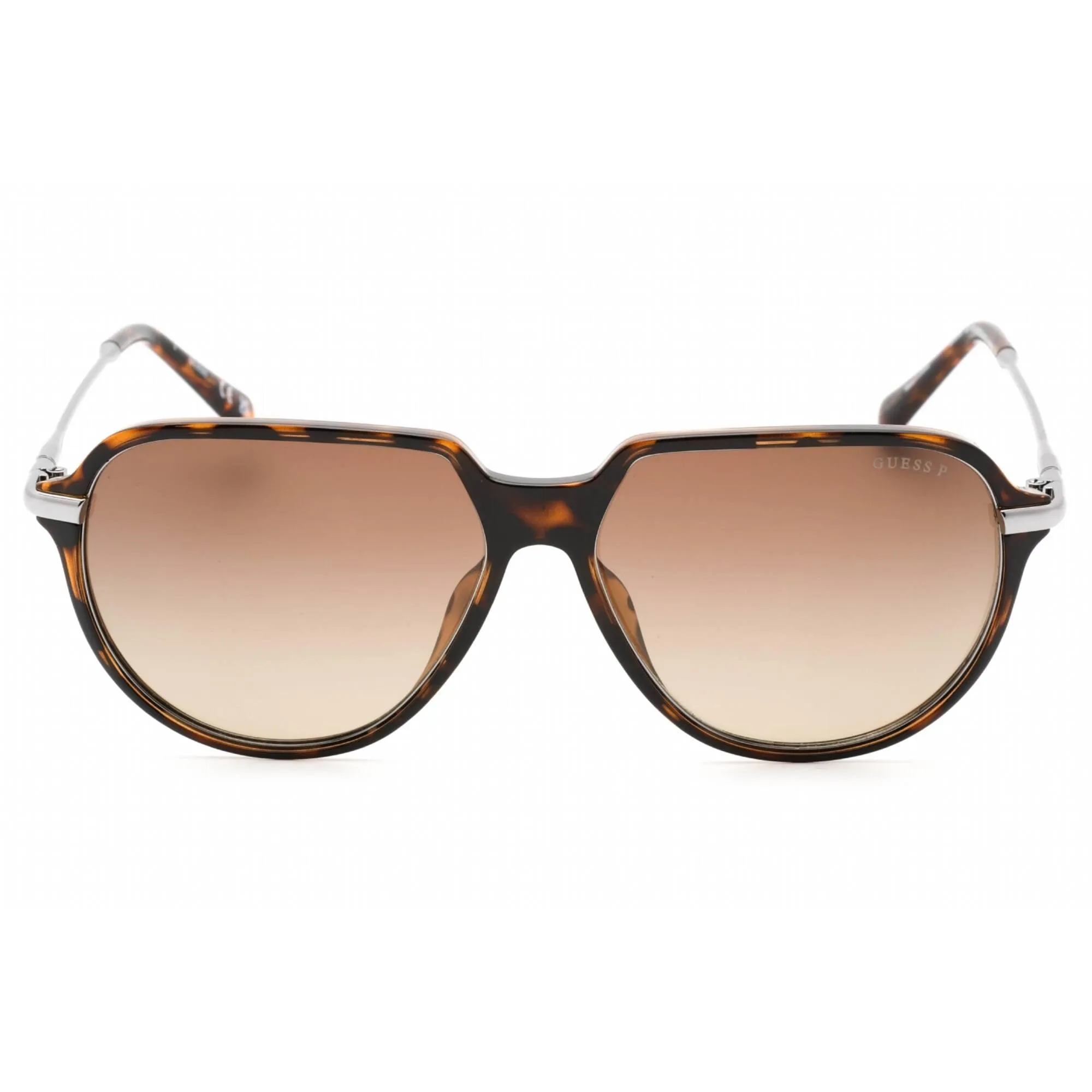 Guess Men's Sunglasses - Dark Havana Injected Propionate Aviator Frame | GU00067 52H
