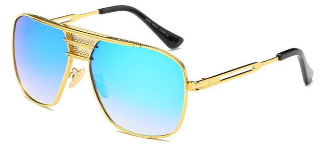 High Quality Men Vintage Sunglasses Women metal frames shades Oculos female ss912
