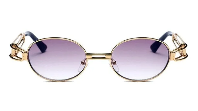Hip Hop Retro Small Round Sunglasses Vintage