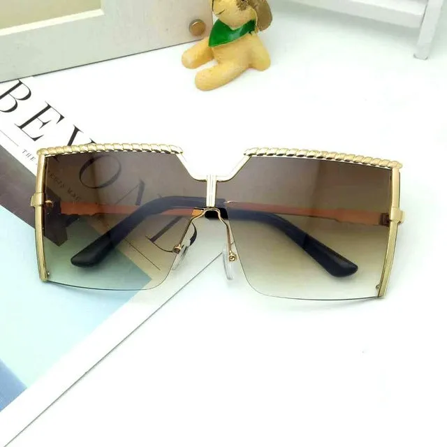 Jazmin- Oversized Square Sunglasses ; Luxury Shades