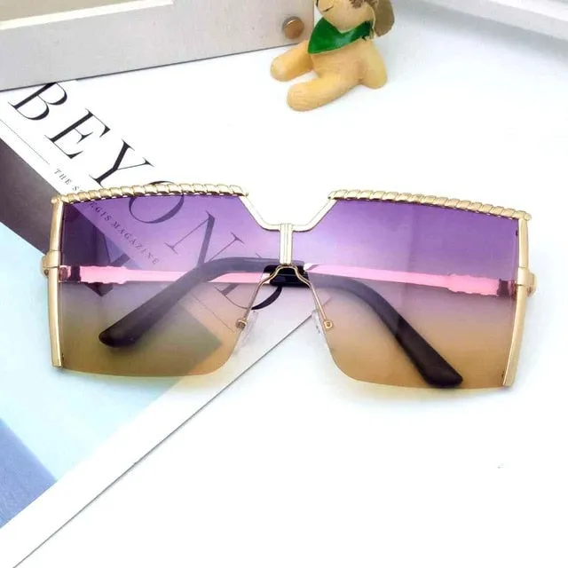 Jazmin- Oversized Square Sunglasses ; Luxury Shades
