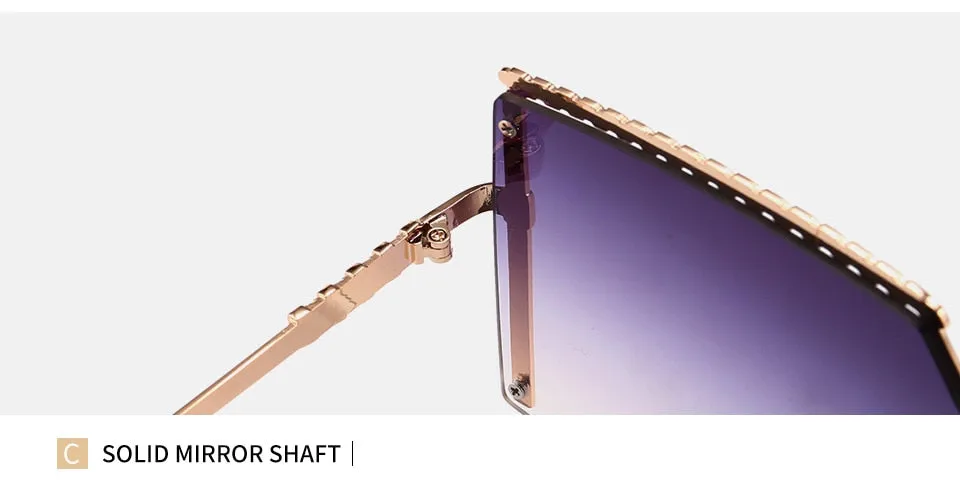 Jazmin- Oversized Square Sunglasses ; Luxury Shades