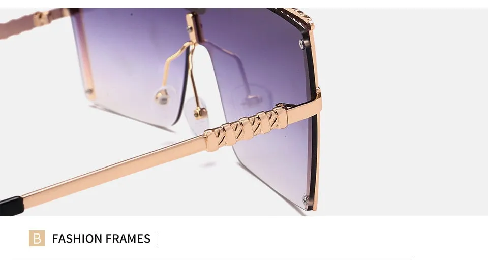 Jazmin- Oversized Square Sunglasses ; Luxury Shades