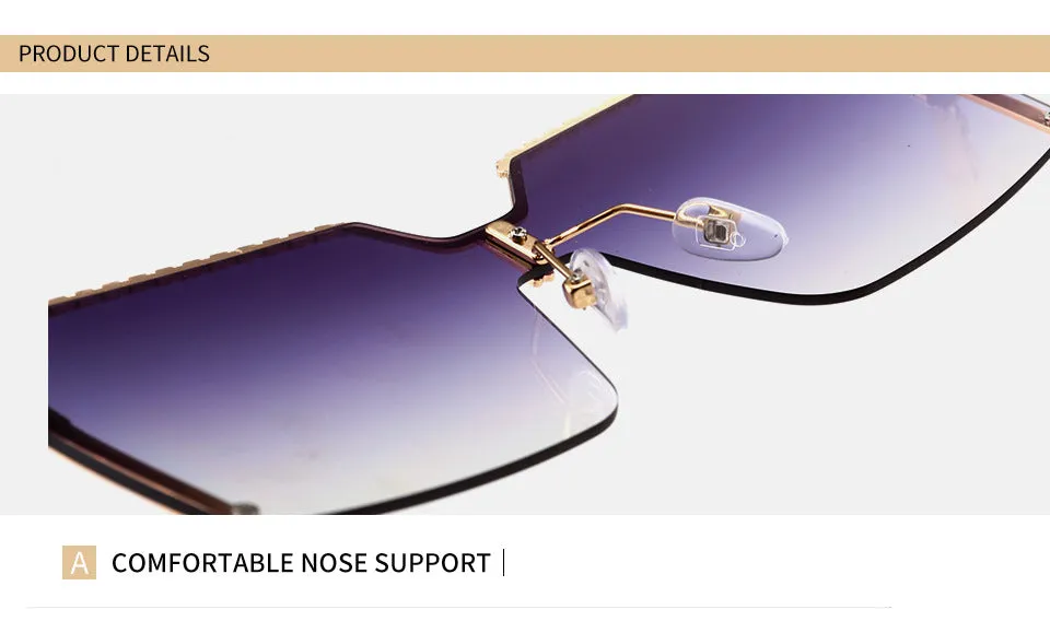 Jazmin- Oversized Square Sunglasses ; Luxury Shades