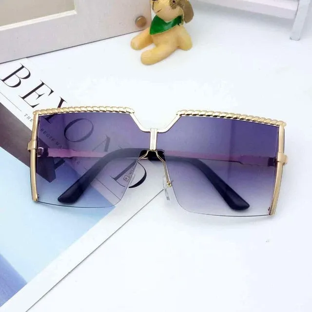 Jazmin- Oversized Square Sunglasses ; Luxury Shades