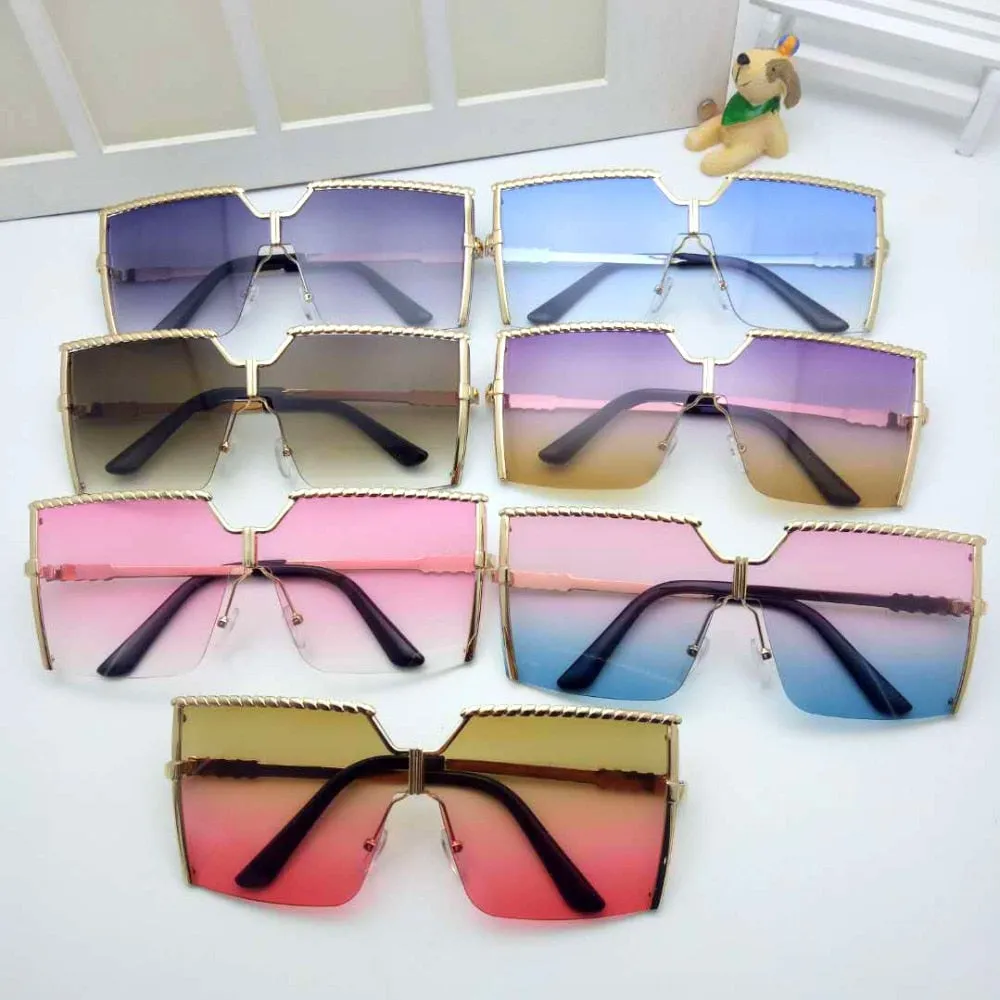 Jazmin- Oversized Square Sunglasses ; Luxury Shades