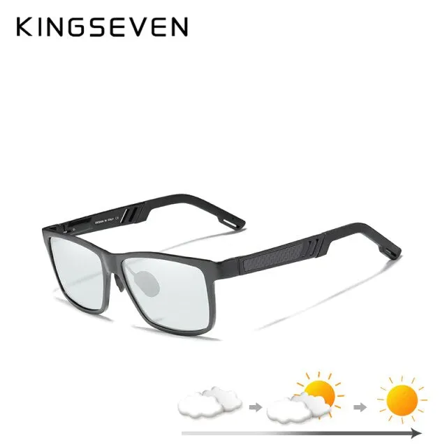 KINGSEVEN Photochromic Sunglasses Men Women Polarized Chameleon Glasses  Anti-glare