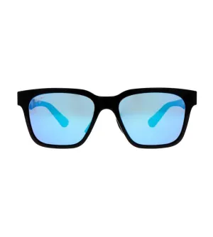 Maui Jim Unisex Black Square Sunglasses