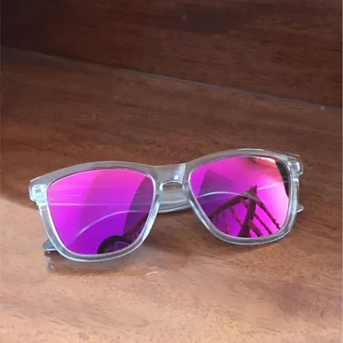 Men and Women Polarized Mirror Uv400 Lenses Square Sunglasses