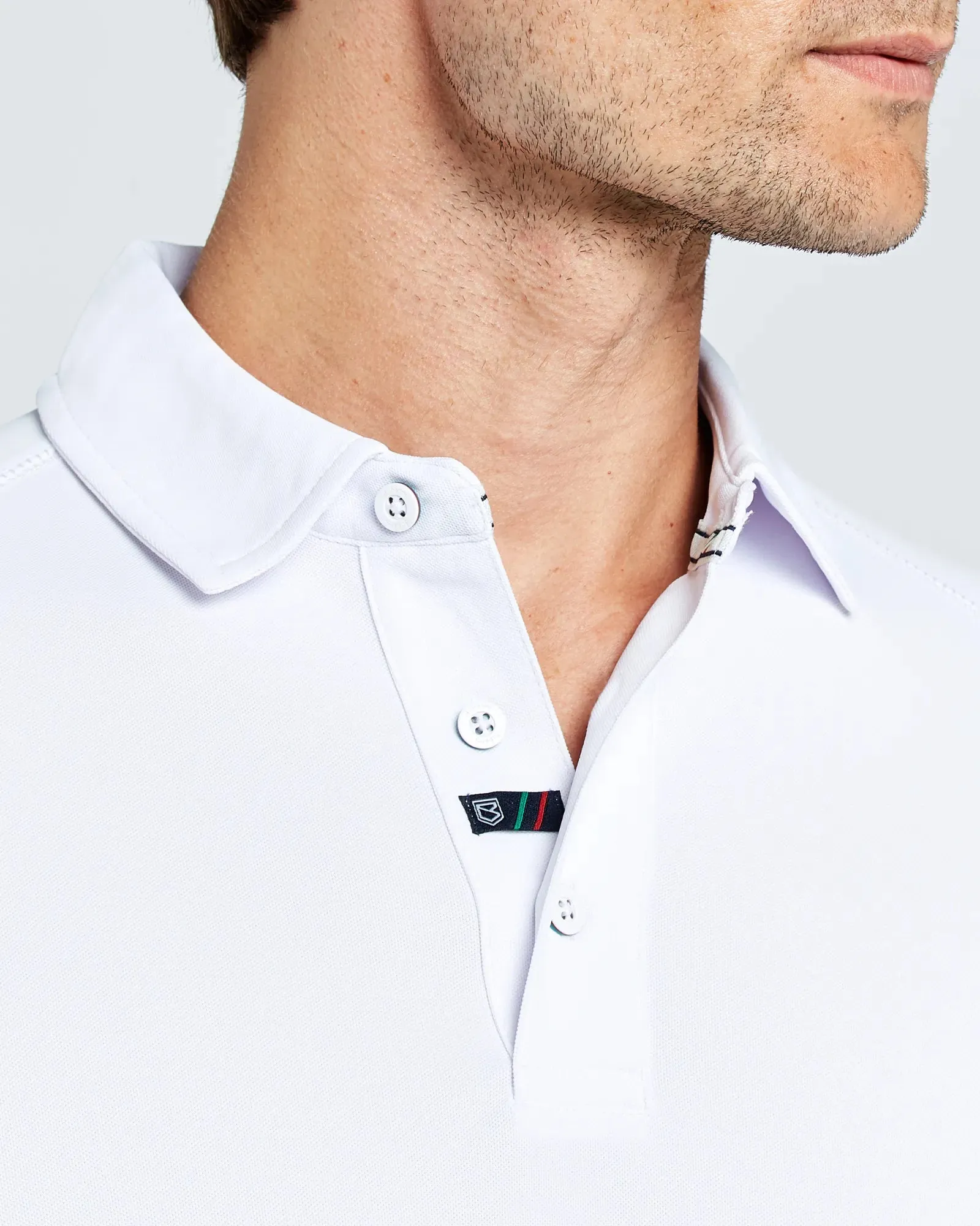 Menton Polo - White