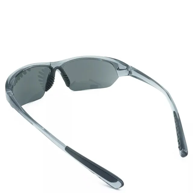 Nike EV1125-011 Skylon Ace Sunglasses Wolf Grey Frame Color, Grey with Silver Mirror Lens Tint