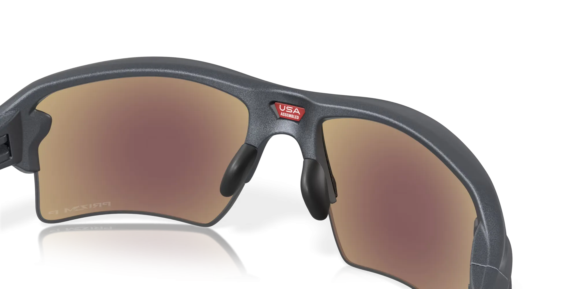 Oakley Flak 2.0 X Prizm Sapphire Polarized Lenses, Blue Steel Frame