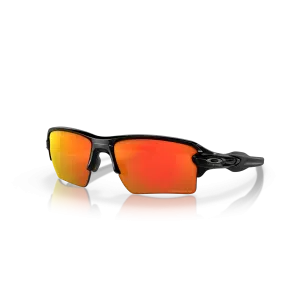 Oakley Flak 2.0 XL Prizm Ruby Polarized Lenses Polished Black Frame