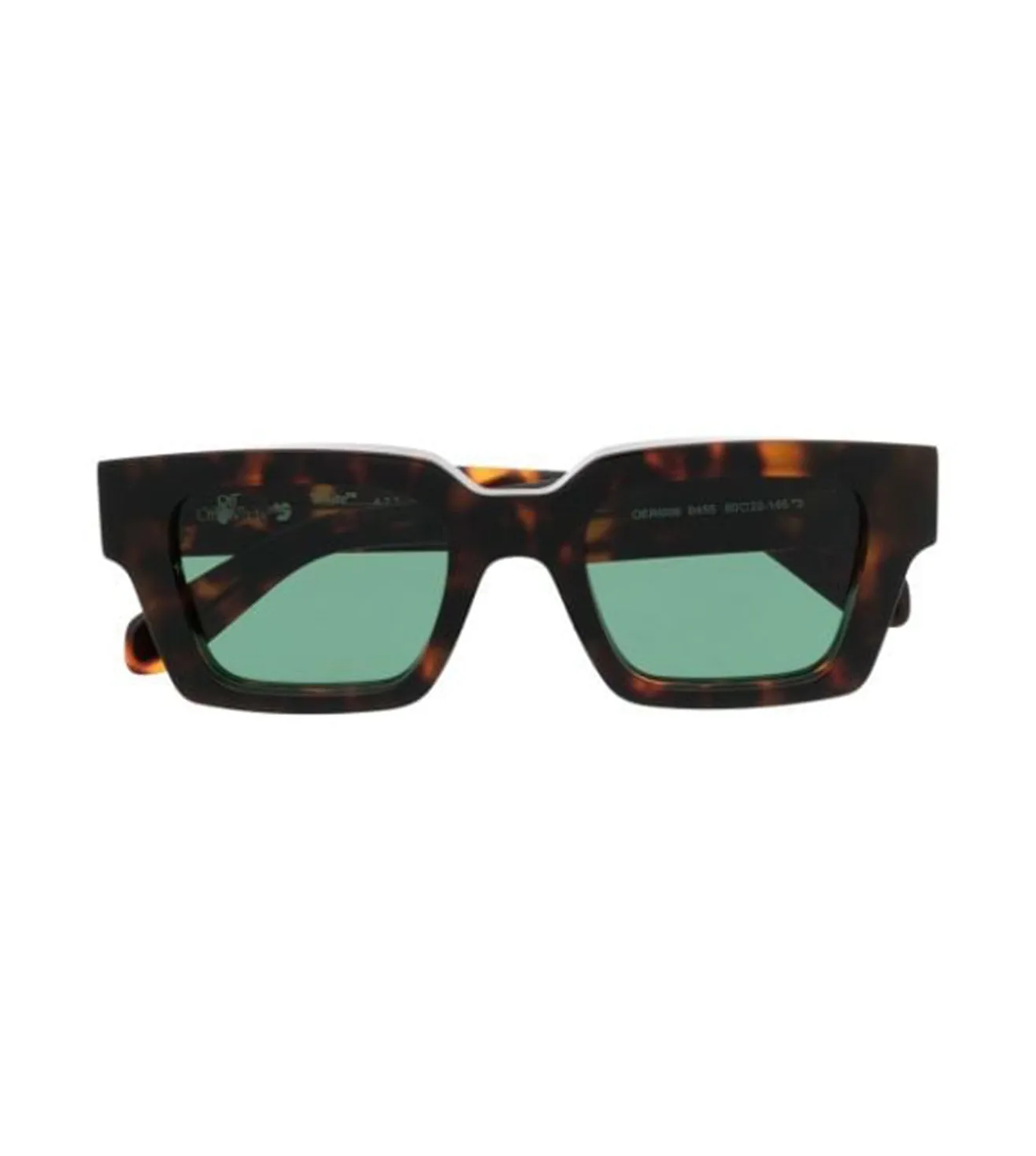 OFF White Lawton Men's Green Square Sunglasses