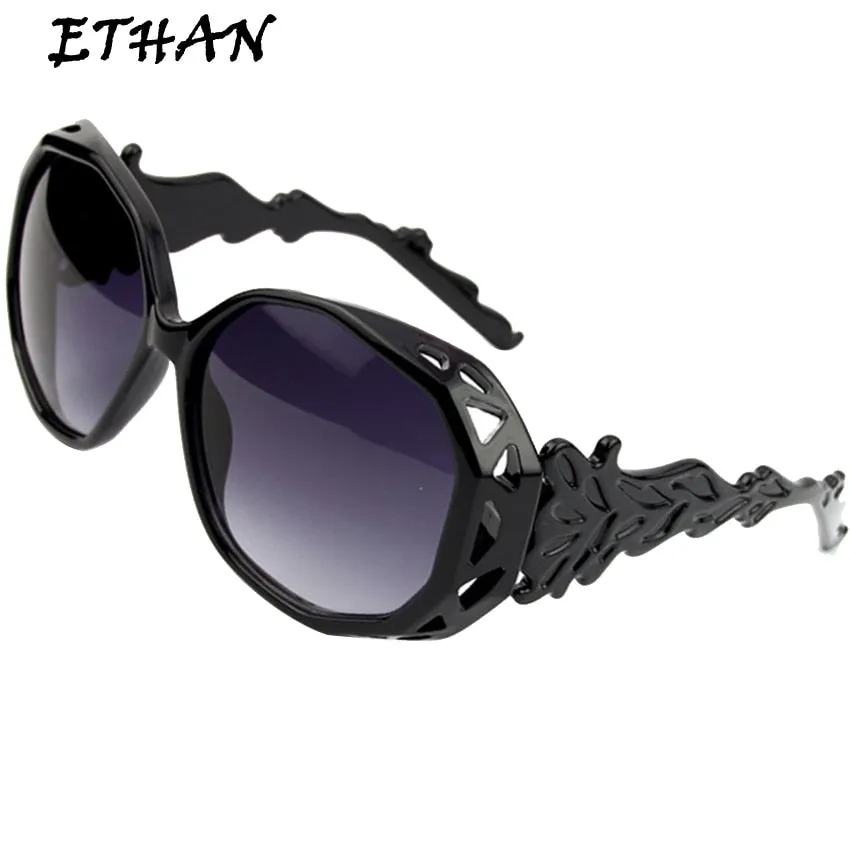 Oversized Spider Polygon Frame Sunglasses