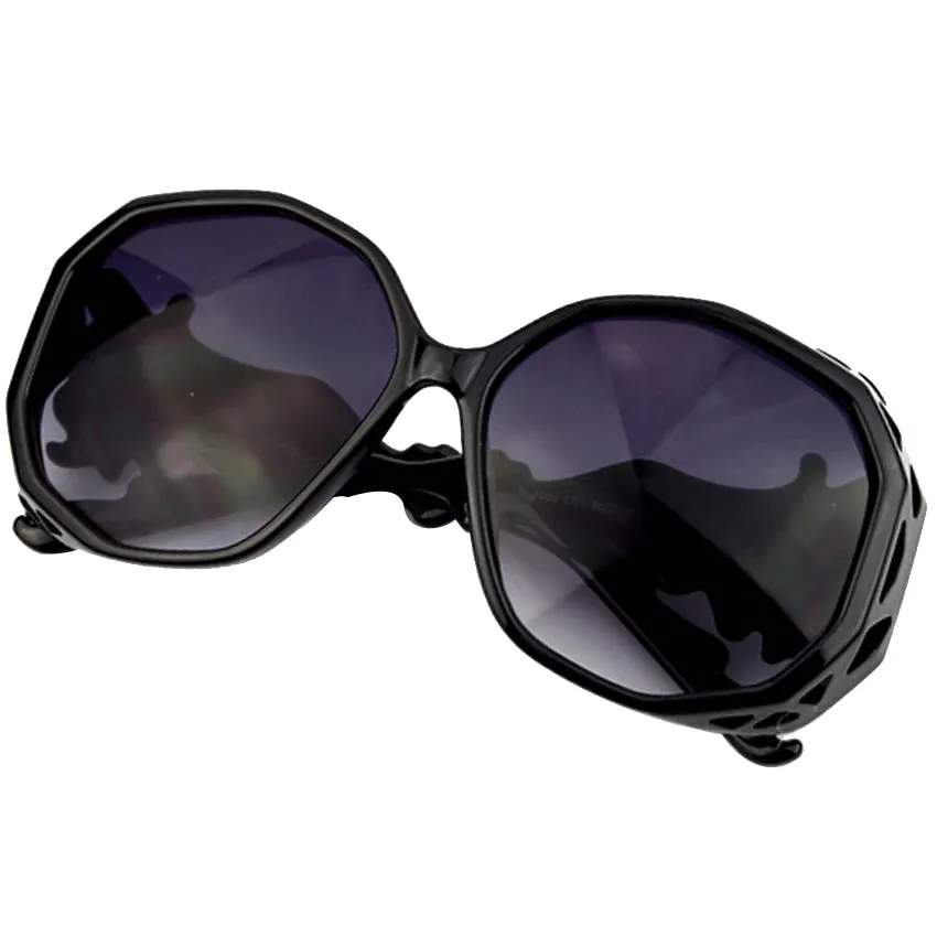 Oversized Spider Polygon Frame Sunglasses