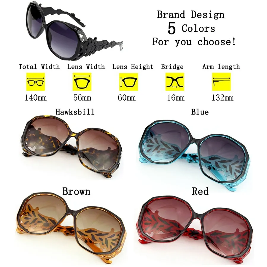 Oversized Spider Polygon Frame Sunglasses